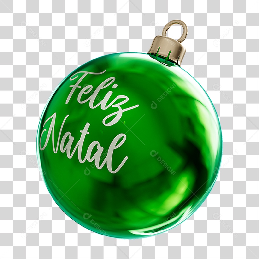 Bola Enfeite para Decoração de Natal PNG Transparente