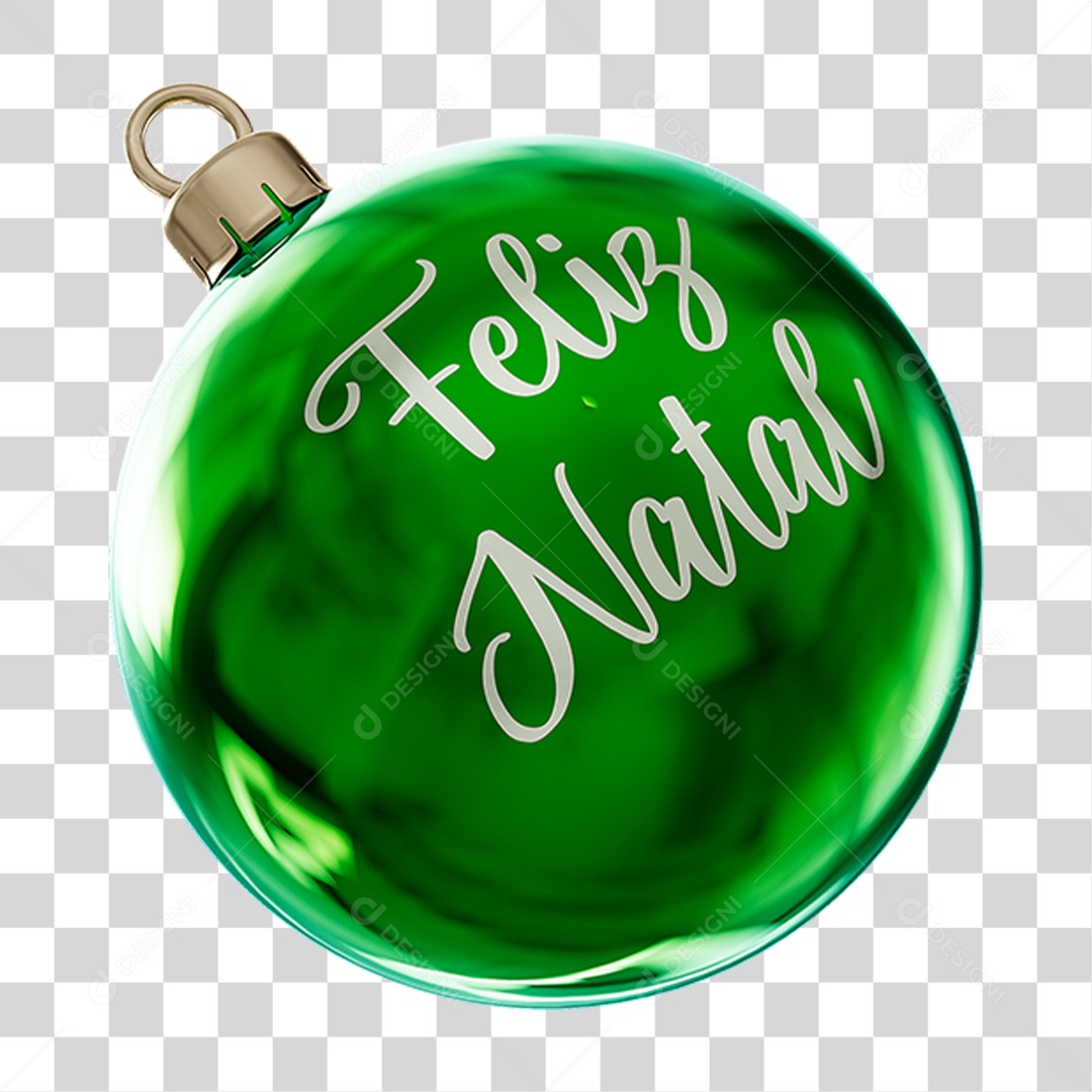 Bola Enfeite para Decoração de Natal PNG Transparente