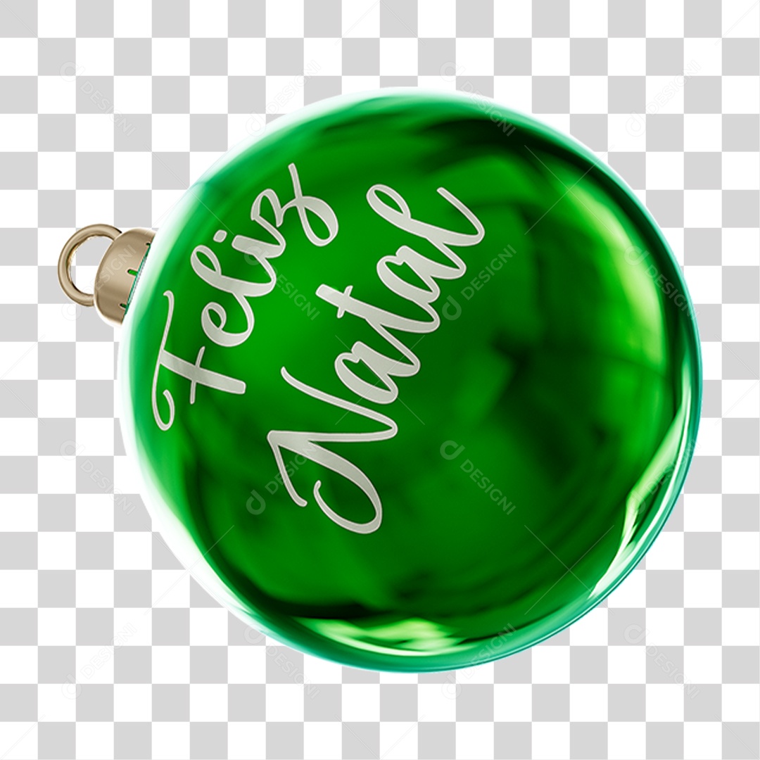 Bola Enfeite para Decoração de Natal PNG Transparente