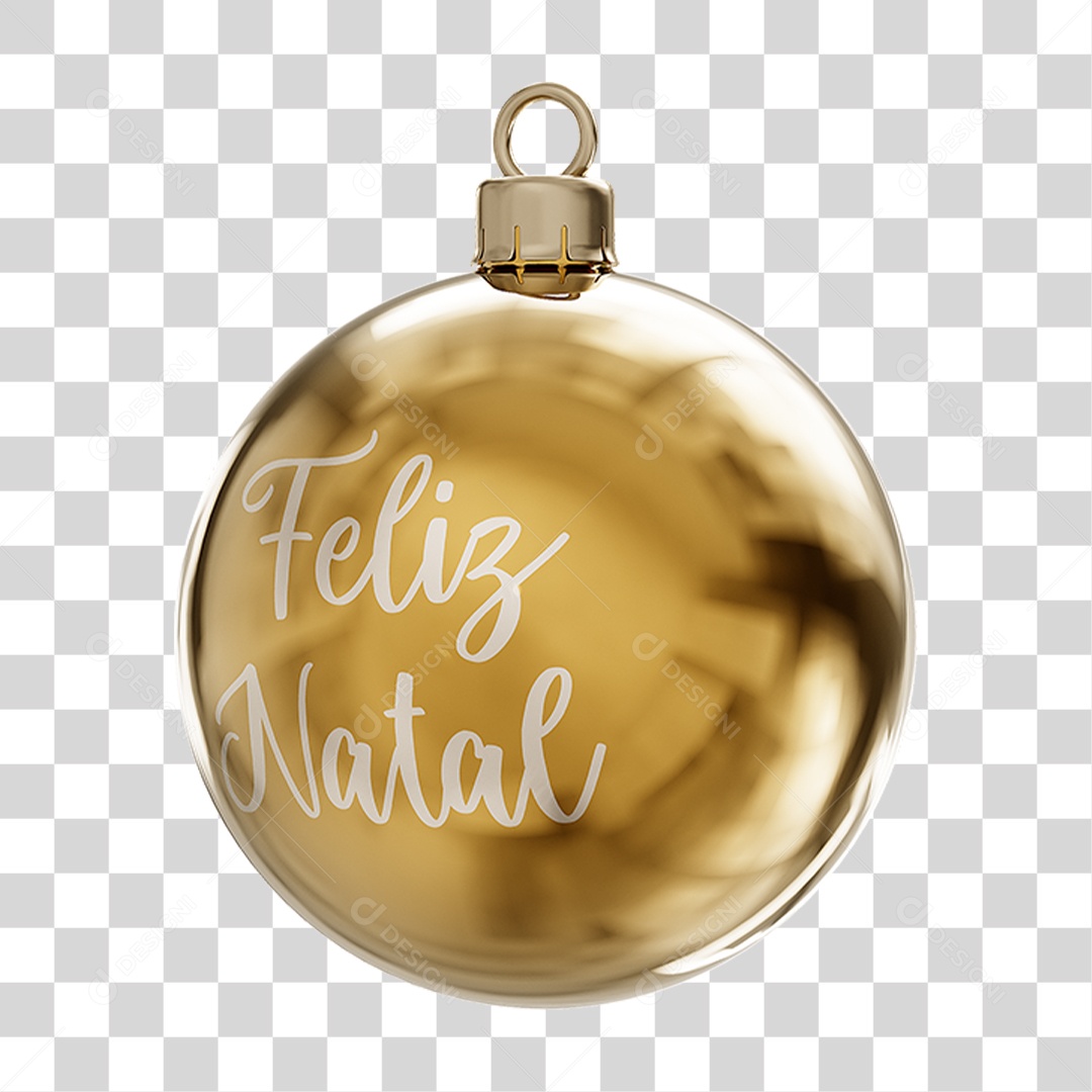 Bola Enfeite para Decoração de Natal PNG Transparente