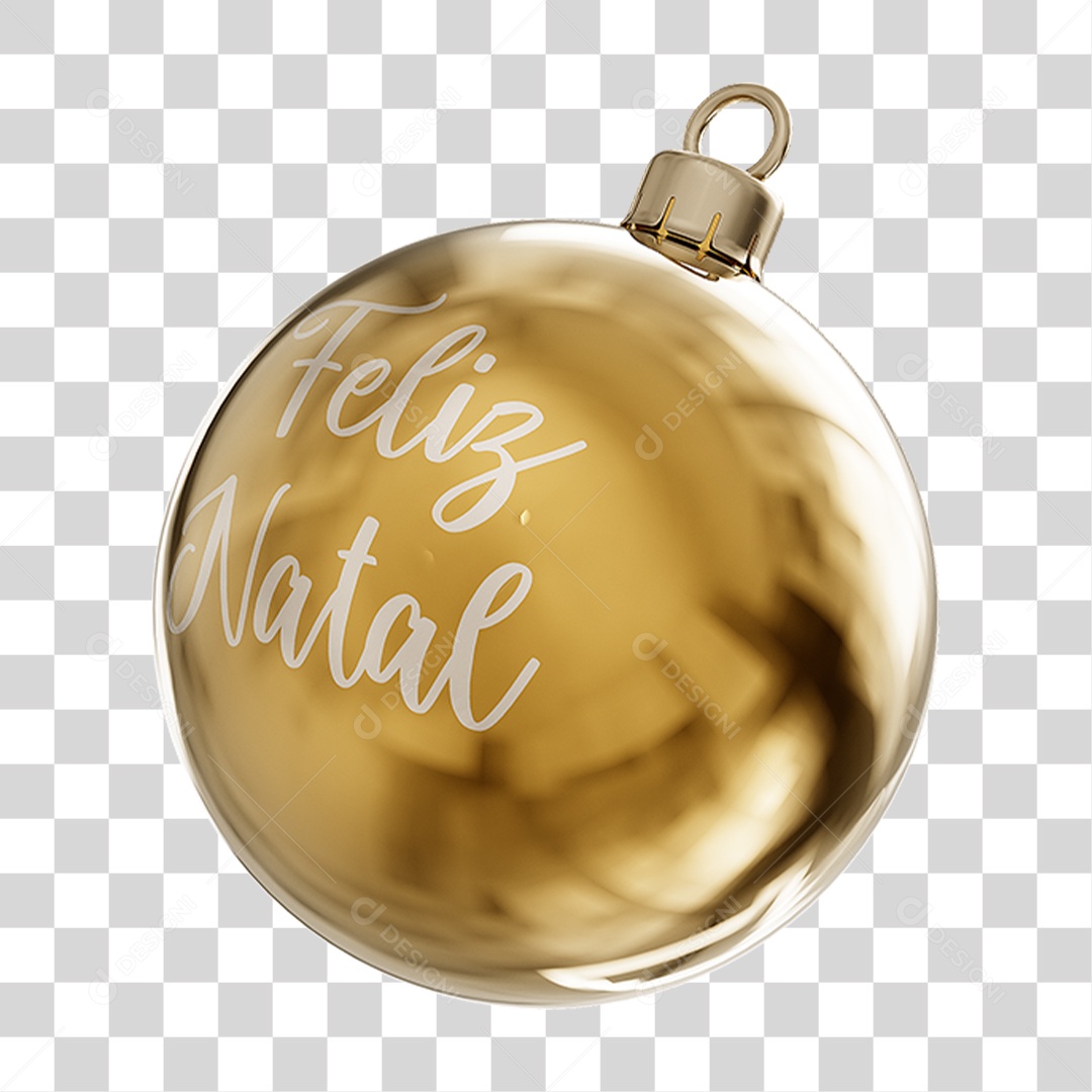 Bola Enfeite para Decoração de Natal PNG Transparente