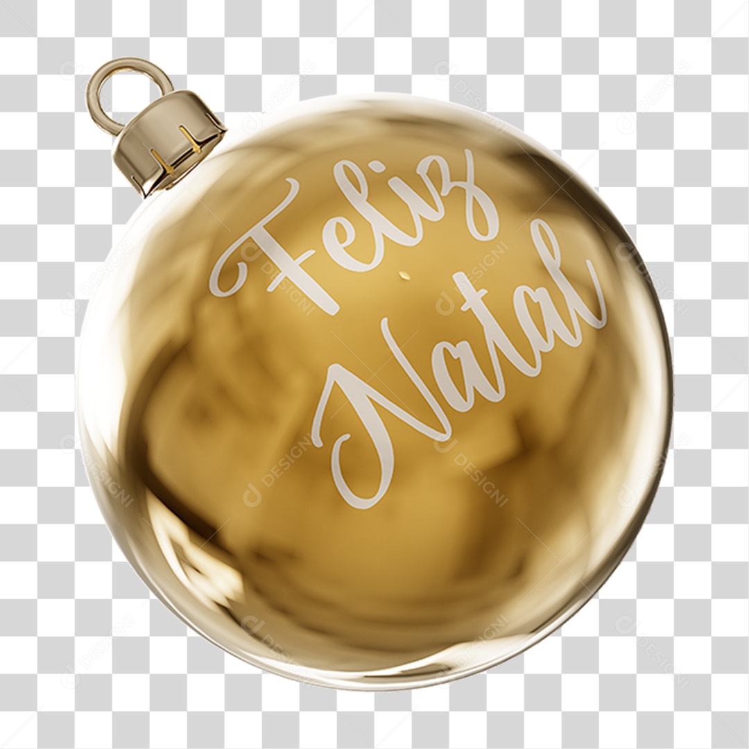 Bola Enfeite para Decoração de Natal PNG Transparente