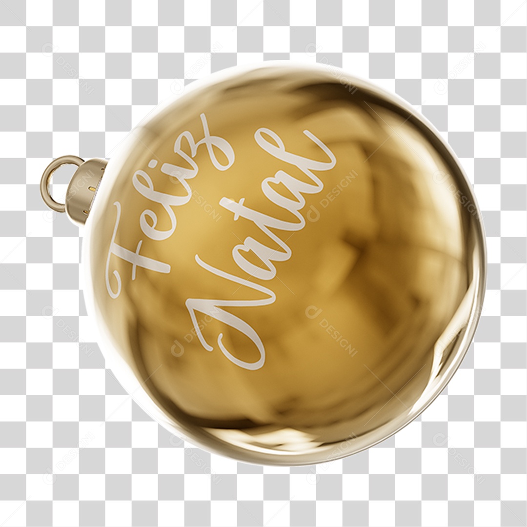 Bola Enfeite para Decoração de Natal PNG Transparente