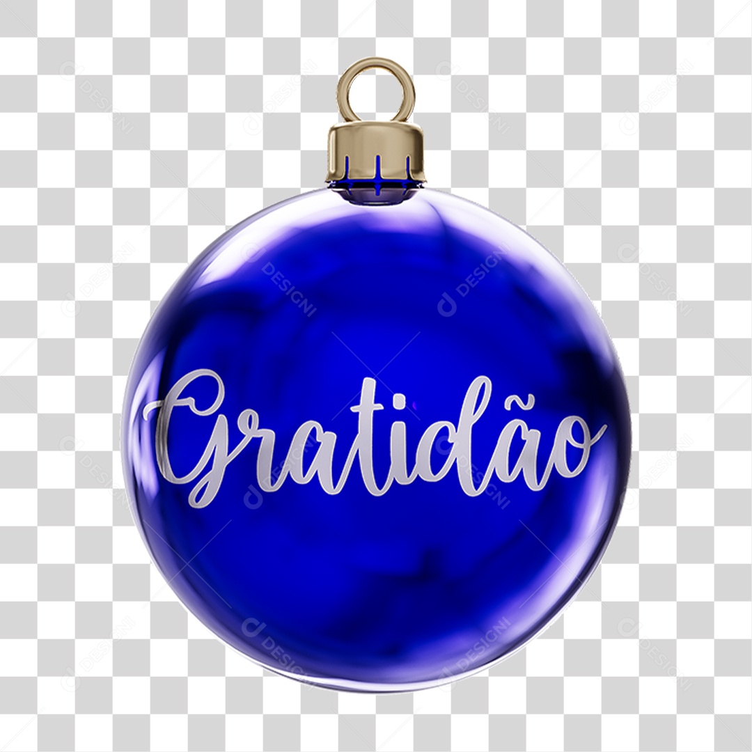 Bola Enfeite para Decoração de Natal PNG Transparente