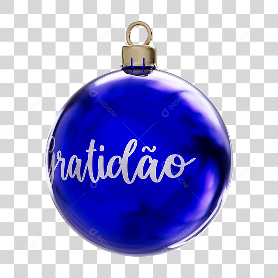 Bola Enfeite para Decoração de Natal PNG Transparente