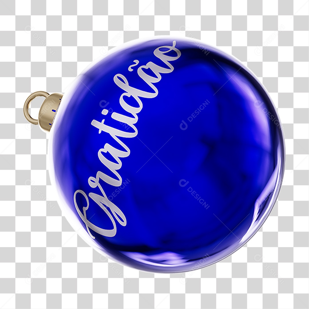 Bola Enfeite para Decoração de Natal PNG Transparente