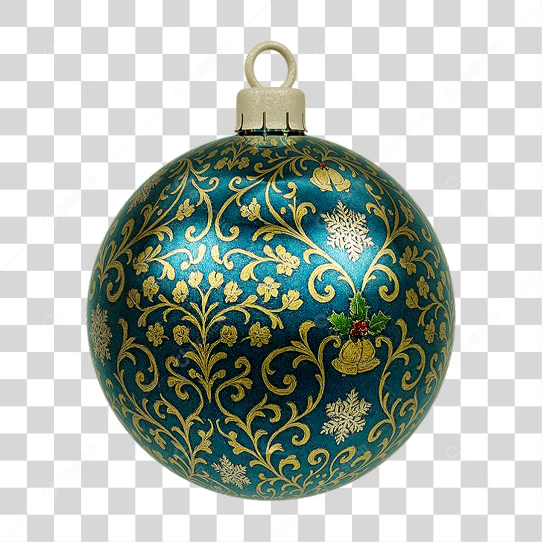 Bola Enfeite para Decoração de Natal PNG Transparente