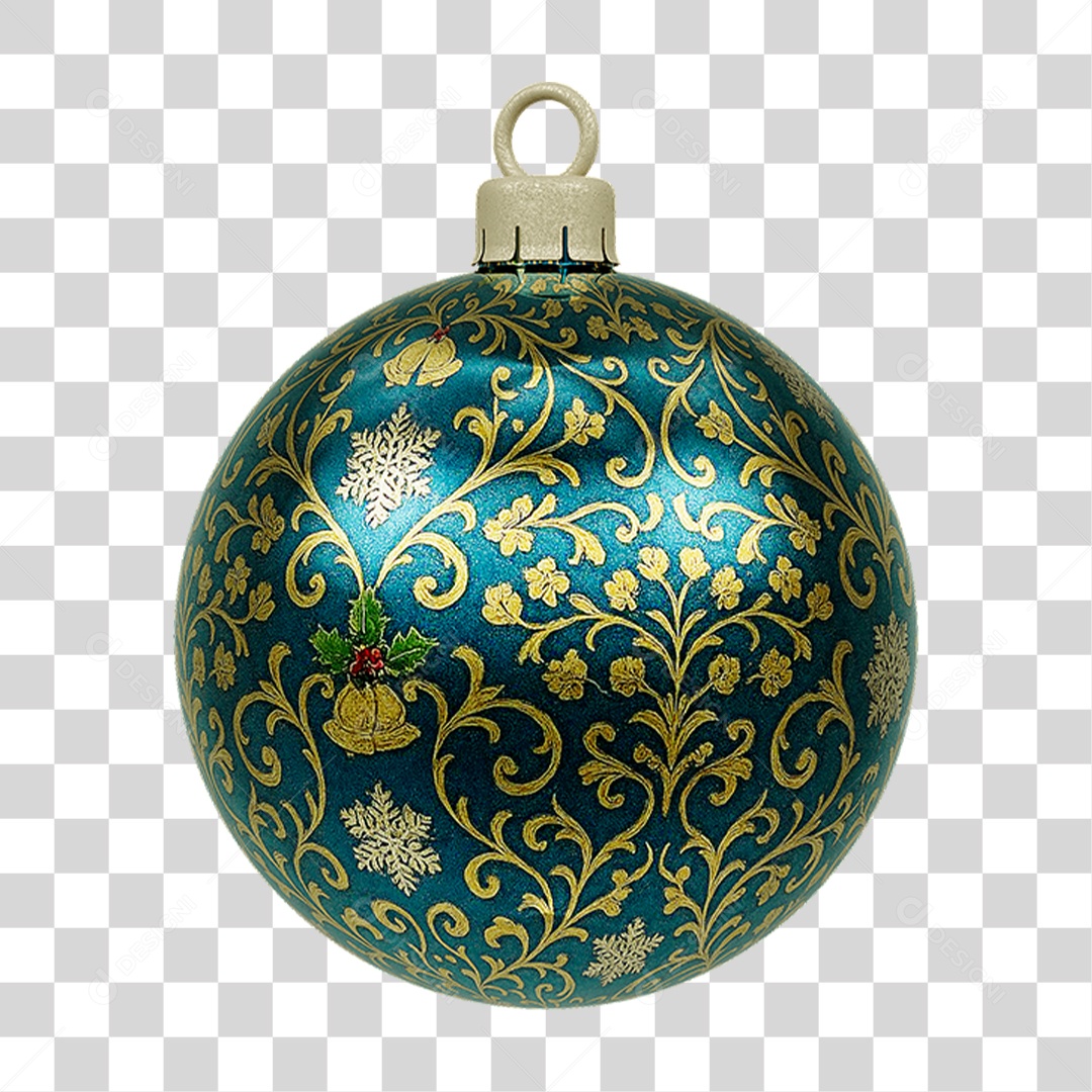 Bola Enfeite para Decoração de Natal PNG Transparente