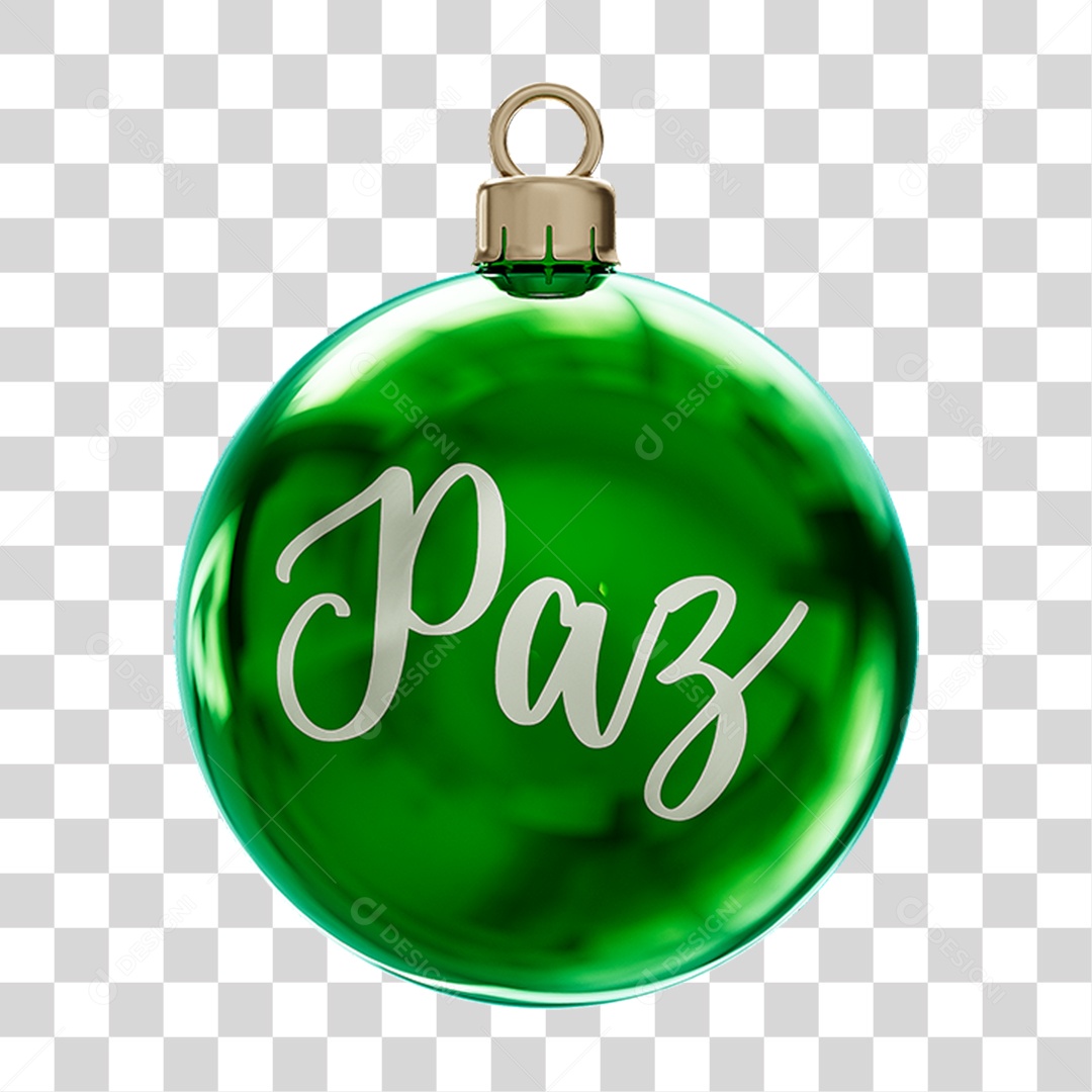 Bola Enfeite para Decoração de Natal PNG Transparente
