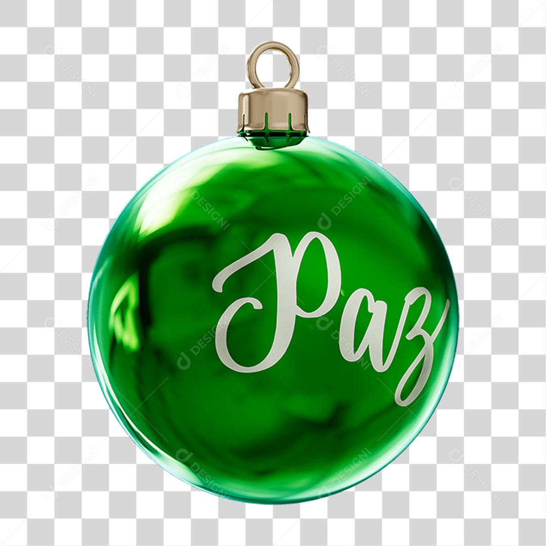 Bola Enfeite para Decoração de Natal PNG Transparente