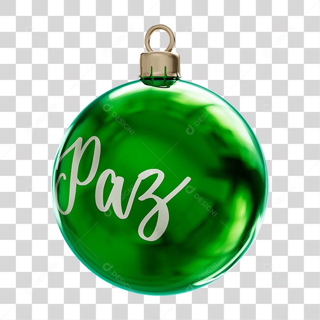 Bola Enfeite para Decoração de Natal PNG Transparente