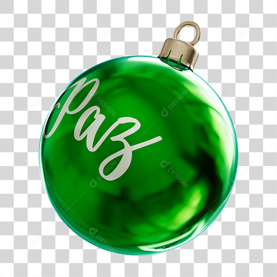 Bola Enfeite para Decoração de Natal PNG Transparente