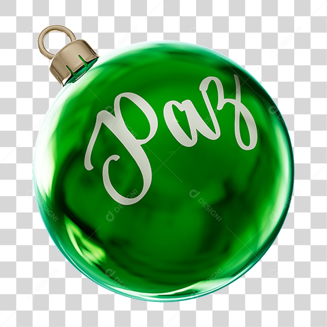 Bola Enfeite para Decoração de Natal PNG Transparente