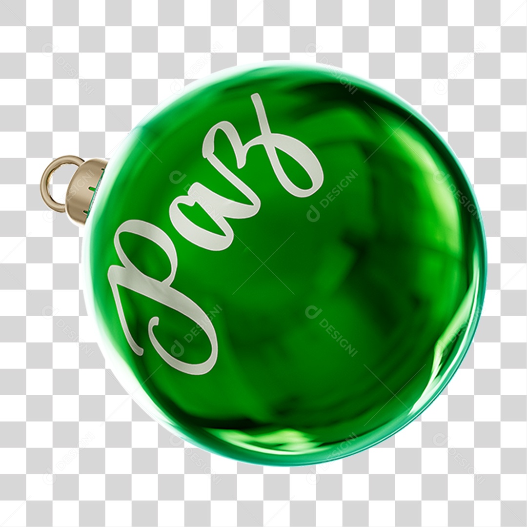 Bola Enfeite para Decoração de Natal PNG Transparente
