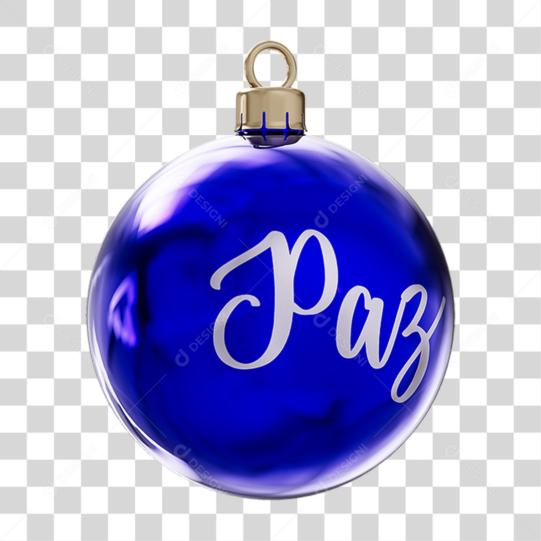 Bola Enfeite para Decoração de Natal PNG Transparente