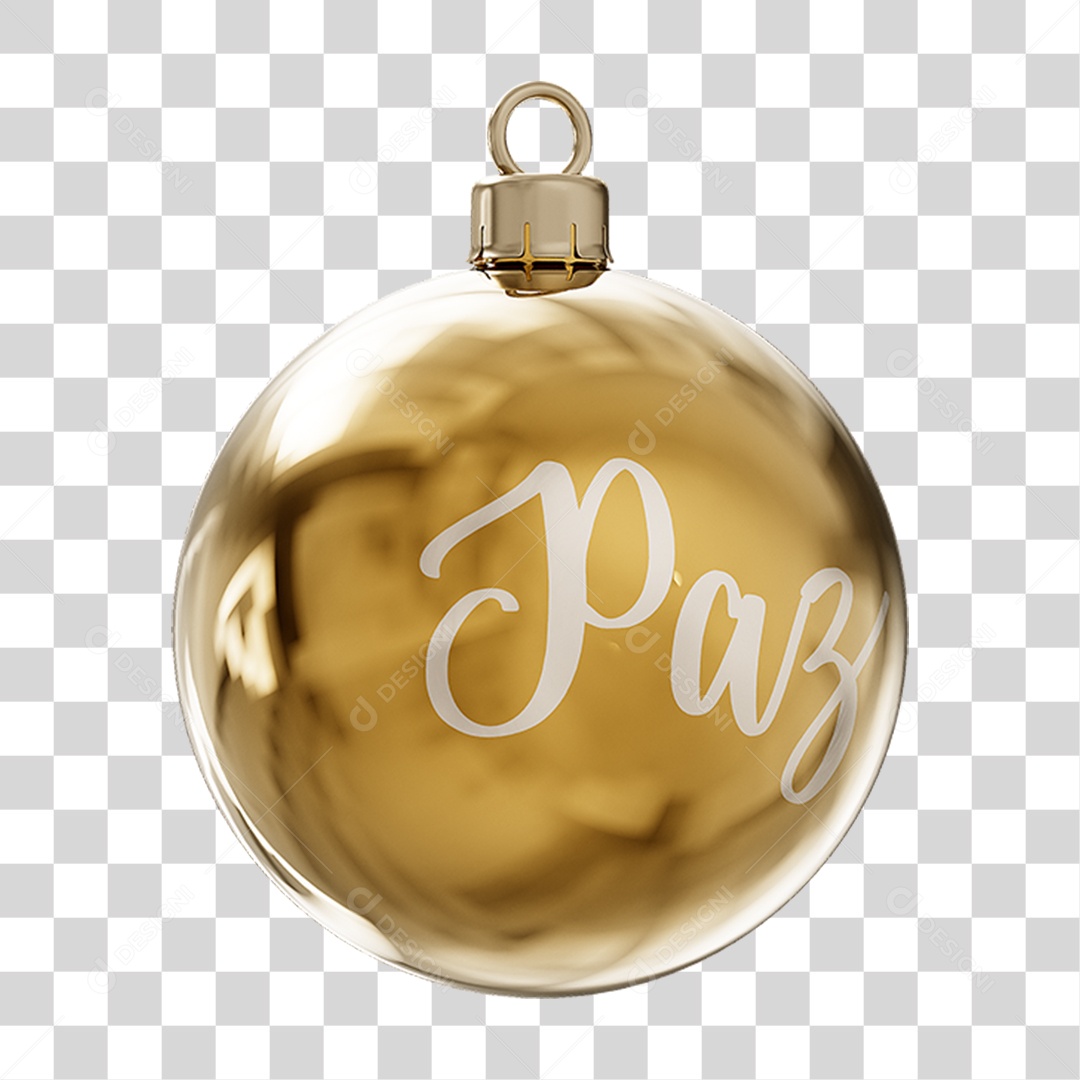 Bola Enfeite para Decoração de Natal PNG Transparente