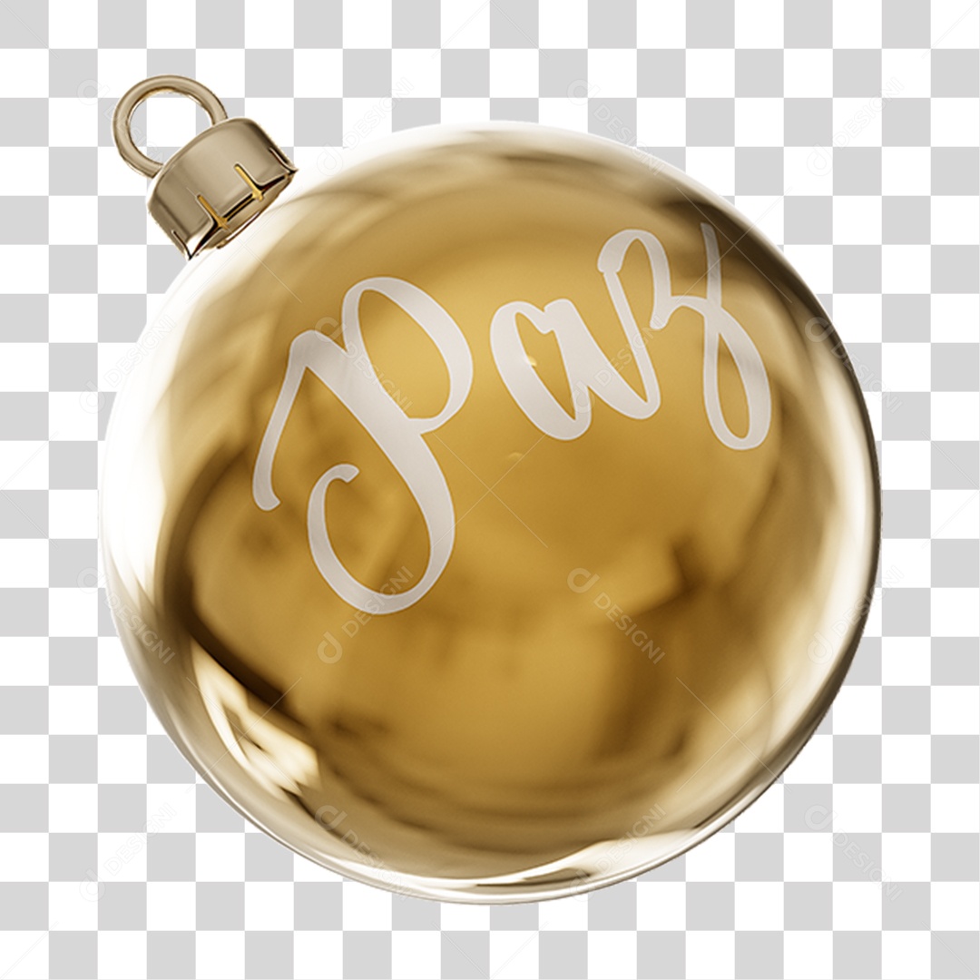 Bola Enfeite para Decoração de Natal PNG Transparente