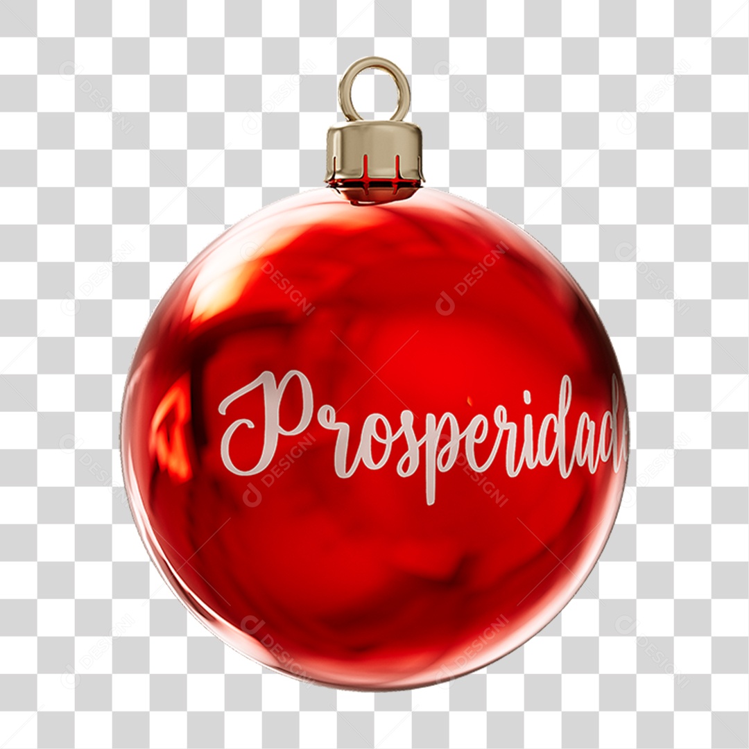 Bola Enfeite para Decoração de Natal PNG Transparente