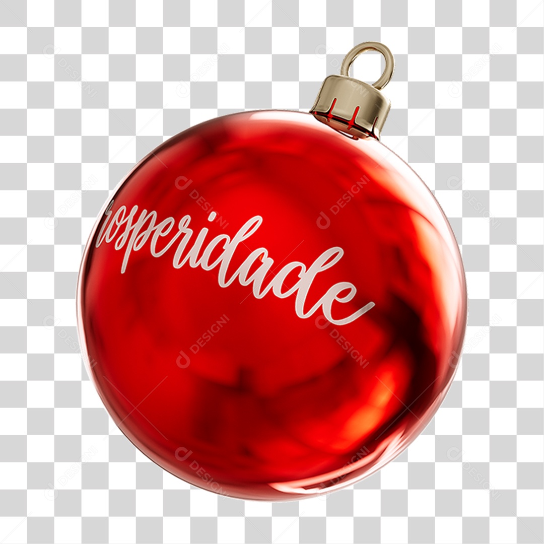 Bola Enfeite para Decoração de Natal PNG Transparente