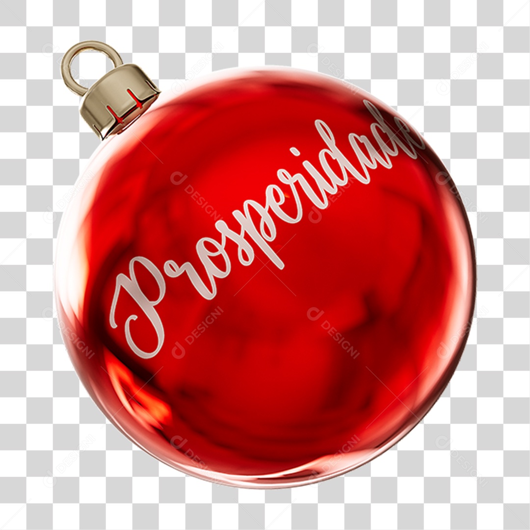Bola Enfeite para Decoração de Natal PNG Transparente