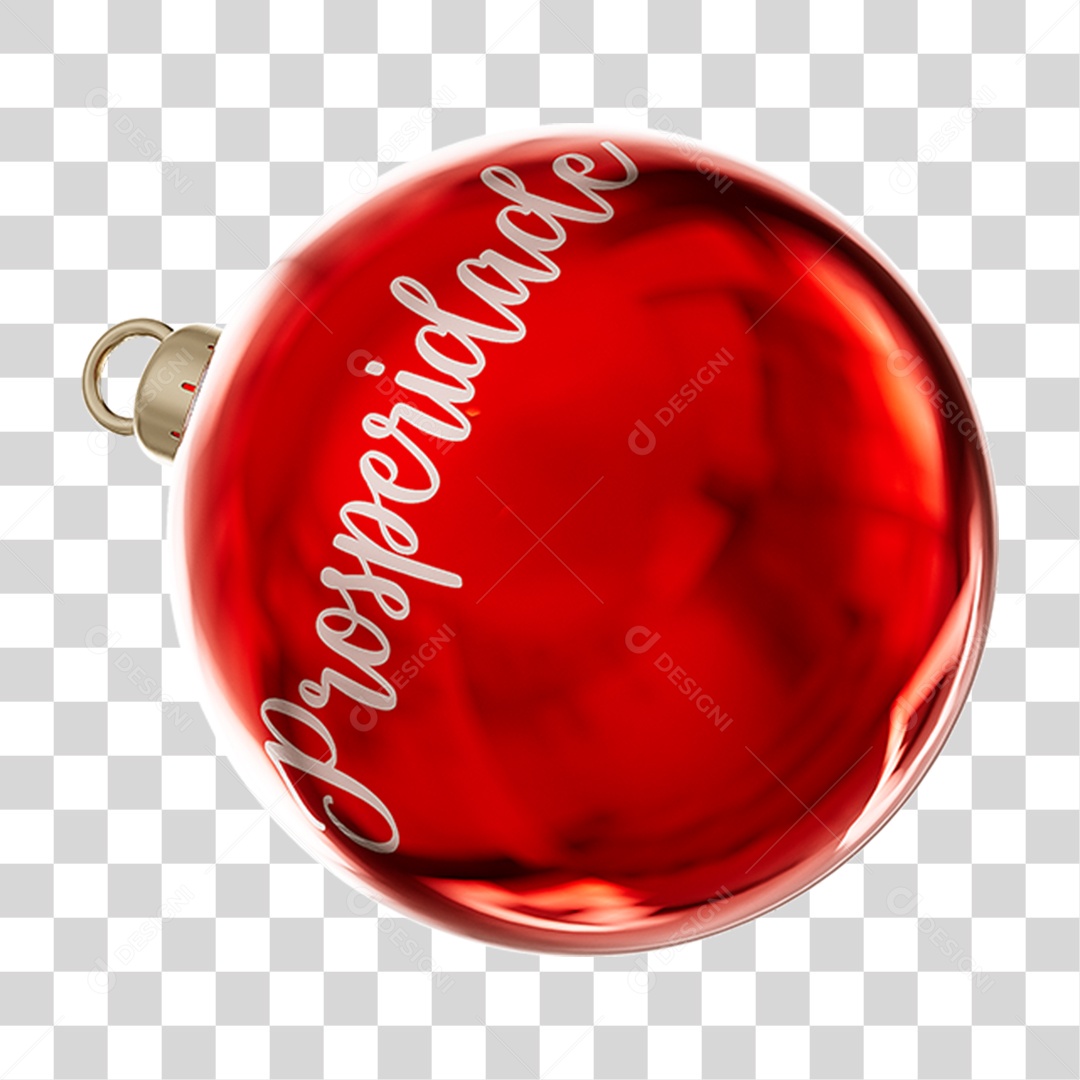 Bola Enfeite para Decoração de Natal PNG Transparente