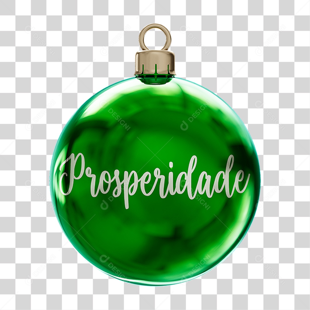 Bola Enfeite para Decoração de Natal PNG Transparente