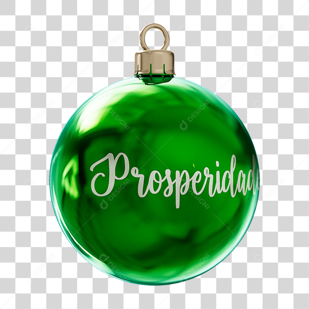 Bola Enfeite para Decoração de Natal PNG Transparente