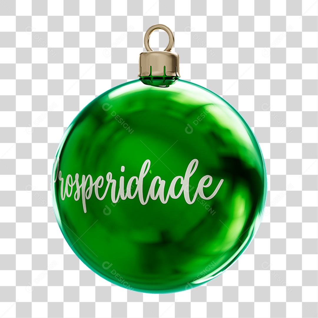 Bola Enfeite para Decoração de Natal PNG Transparente