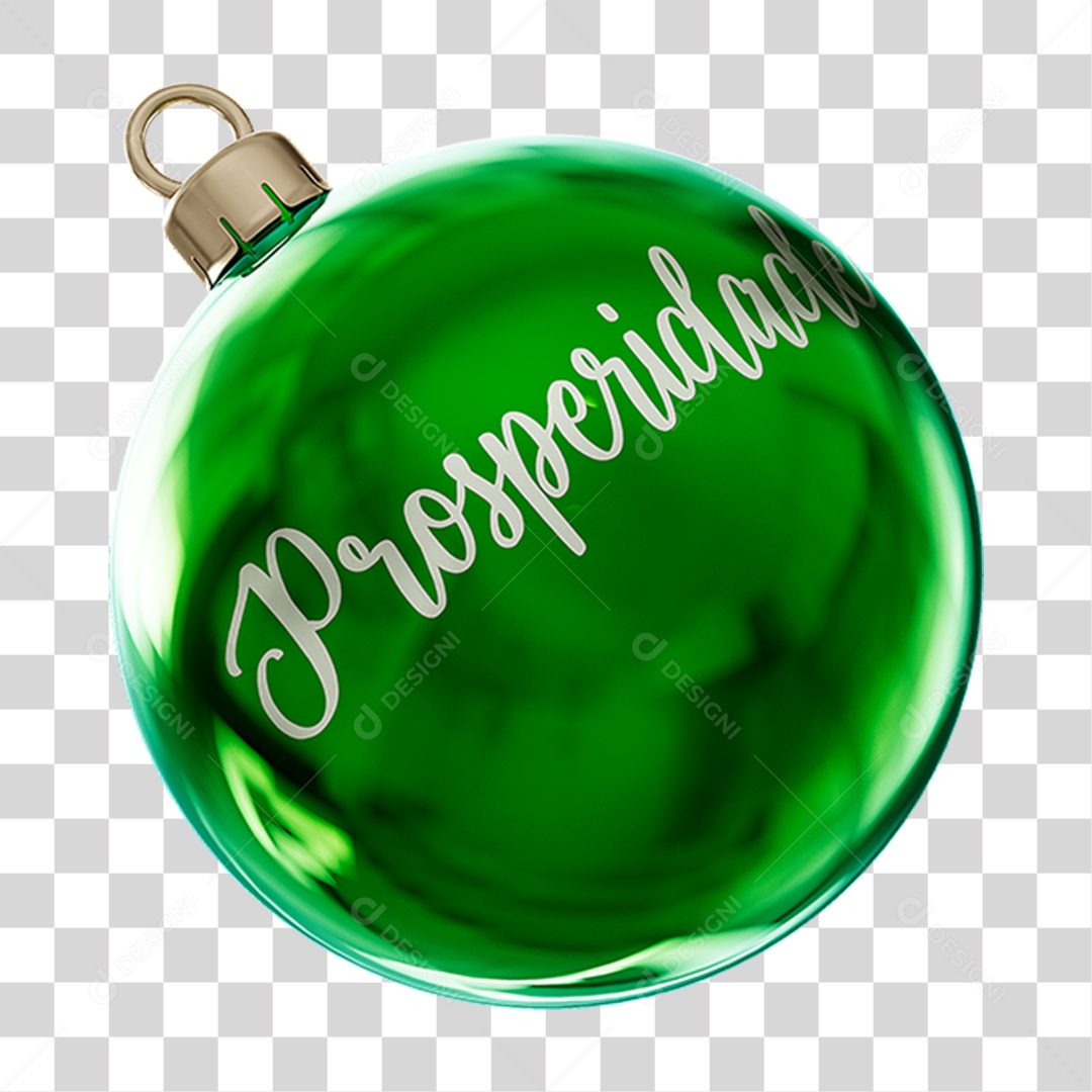 Bola Enfeite para Decoração de Natal PNG Transparente
