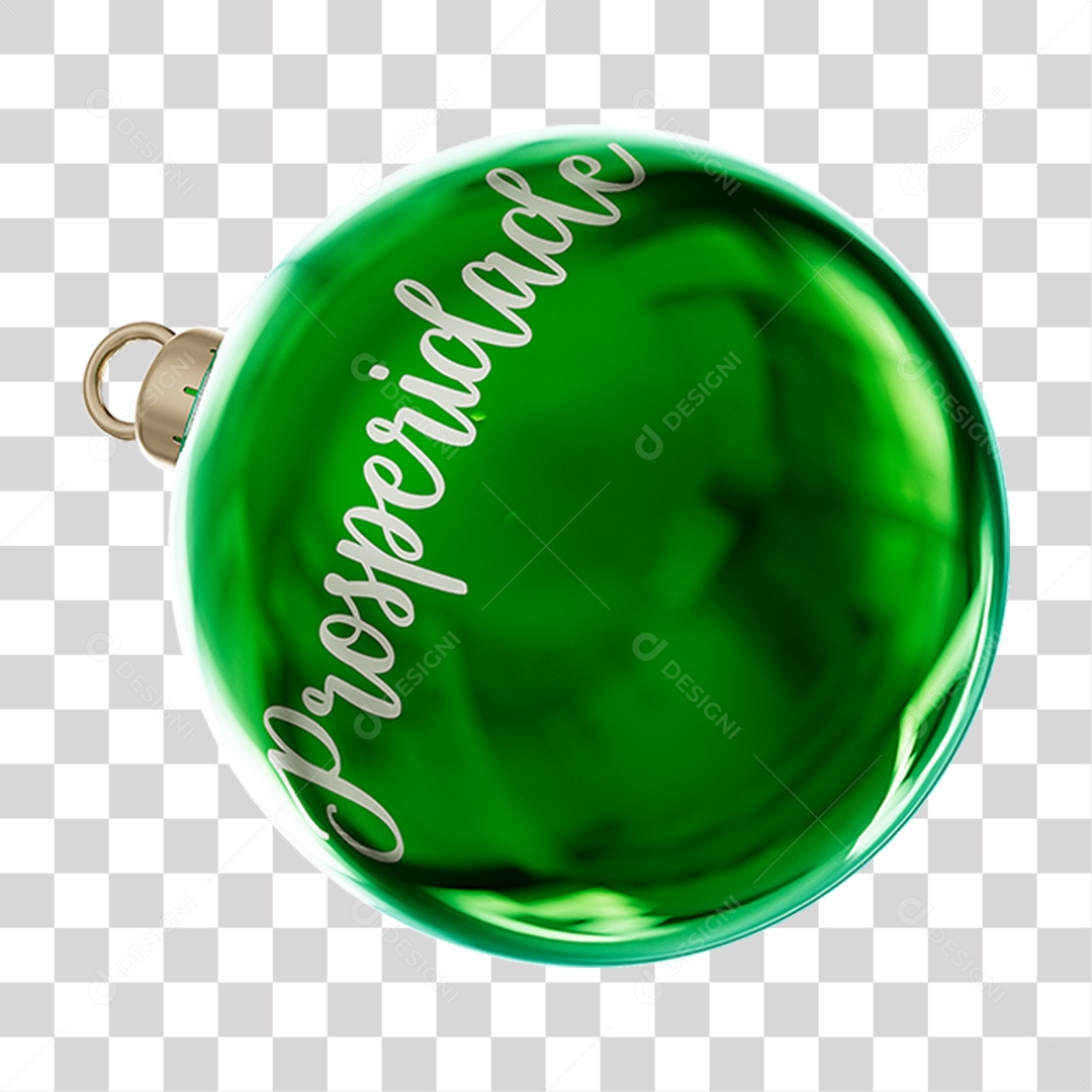 Bola Enfeite para Decoração de Natal PNG Transparente