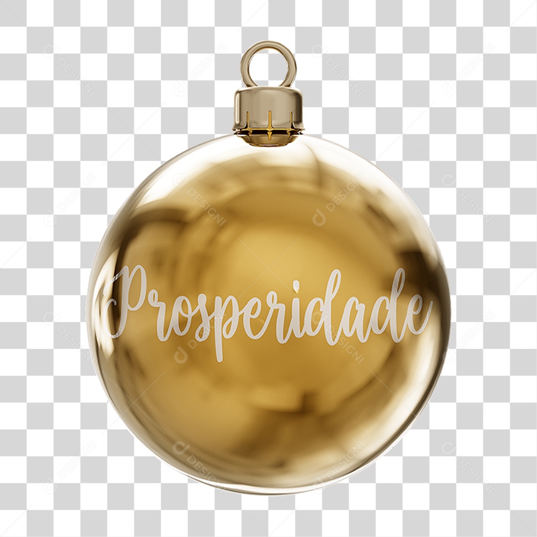 Bola Enfeite para Decoração de Natal PNG Transparente