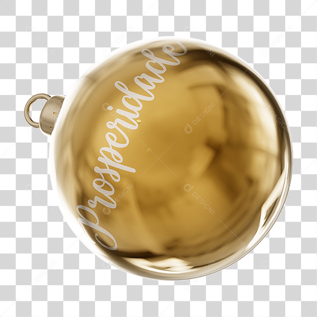 Bola Enfeite para Decoração de Natal PNG Transparente