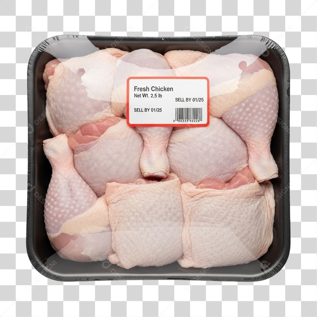 Produtos de Supermercado Embalados Frango PNG Transparente