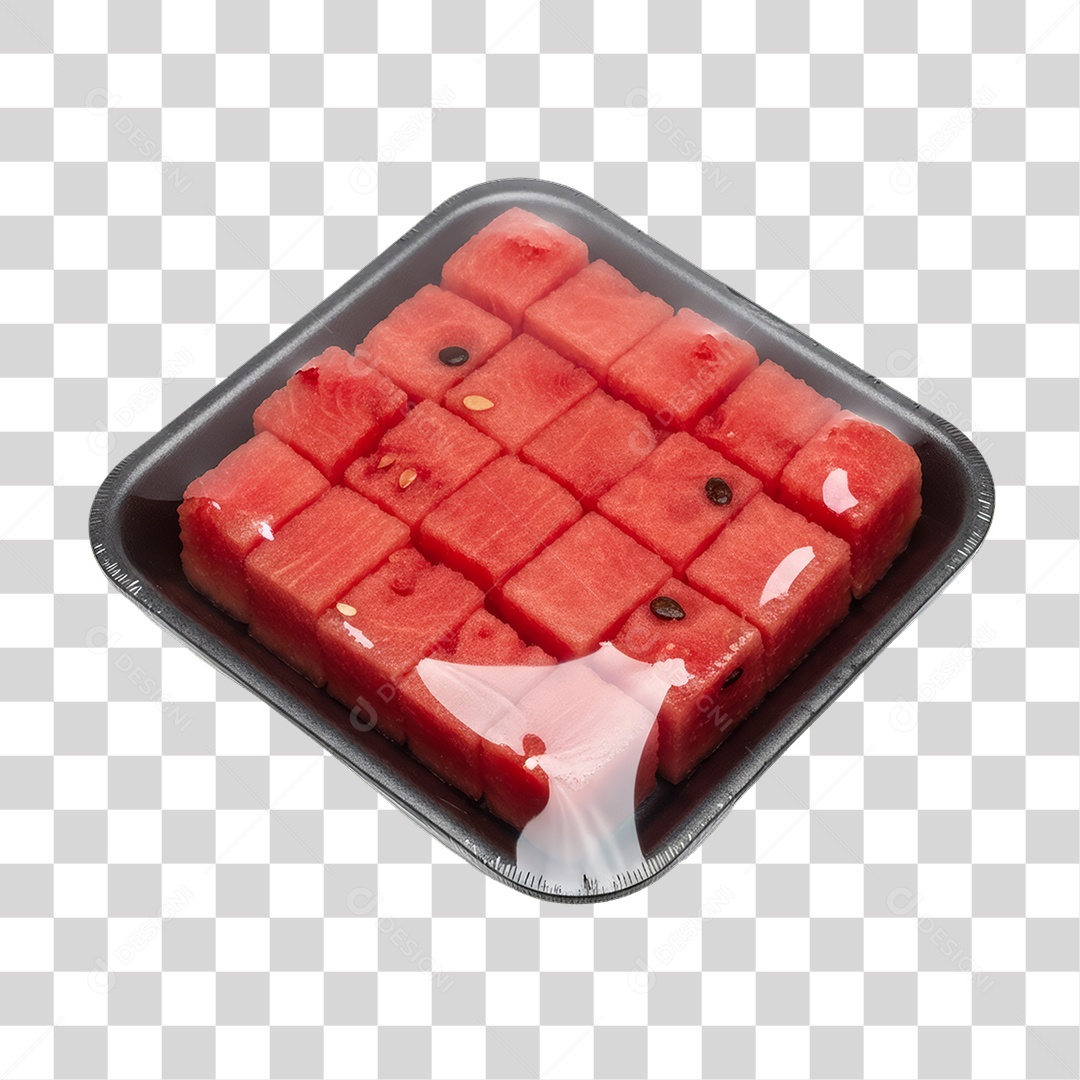 Produtos de Supermercado Embalados Melancia PNG Transparente