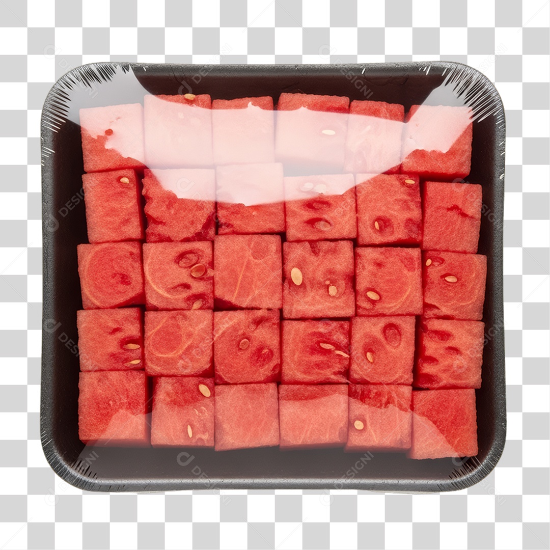 Produtos de Supermercado Embalados Melancia PNG Transparente