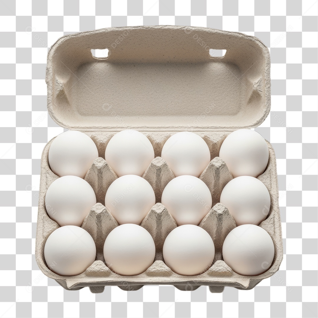 Embalagem com Ovos Produtos Supermercados PNG Transparente