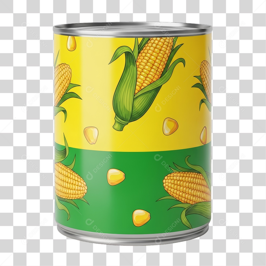 Pote de Milho Verde Produtos Supermercados PNG Transparente