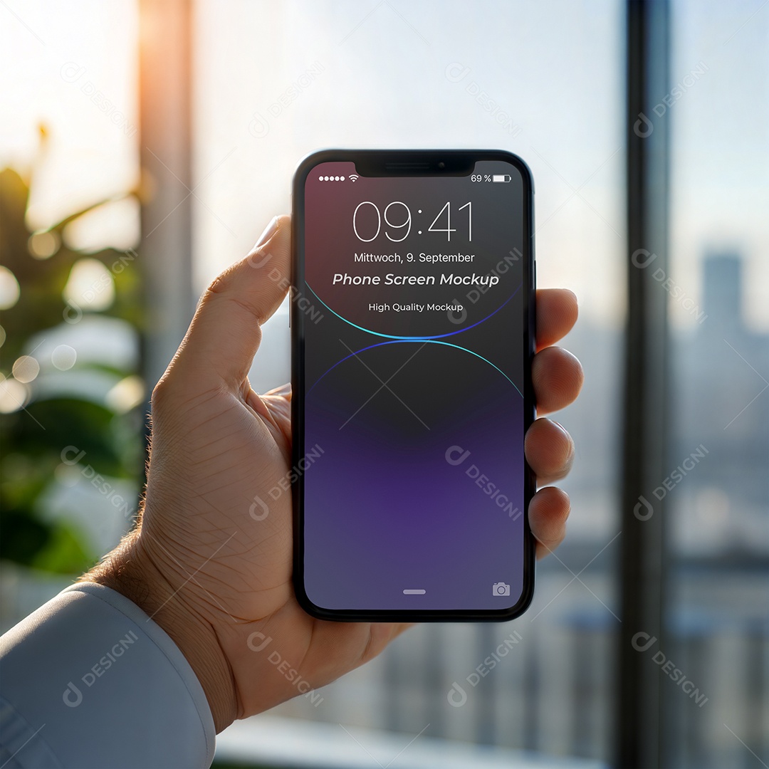 Mockup de Celular PSD Editável