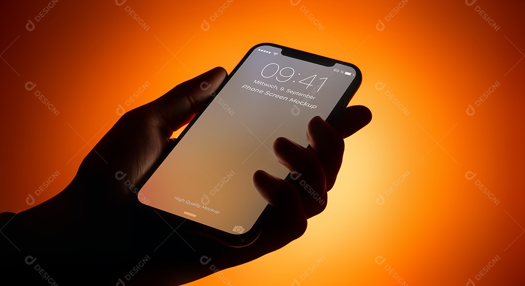 Mockup de Celular PSD Editável