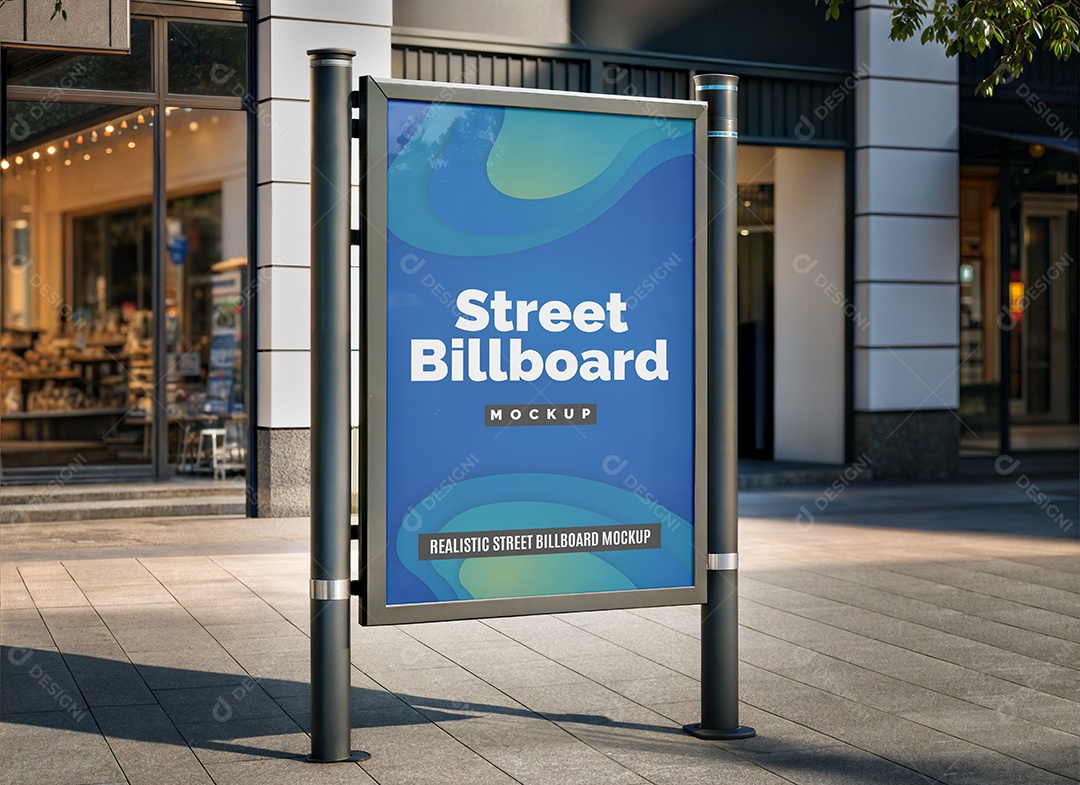 Mockup Anúncio Publicitário PSD Editável