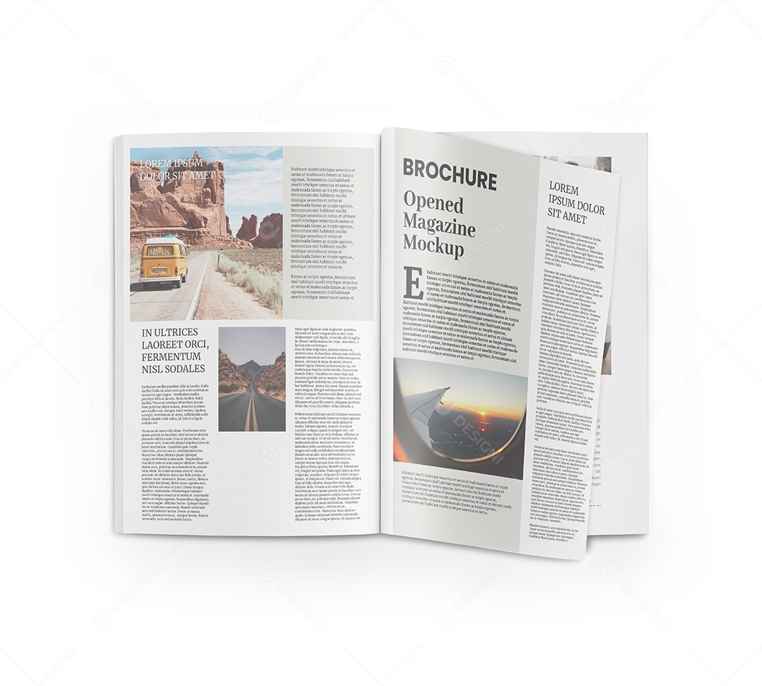 Mockup Revista Aberta PSD Editável