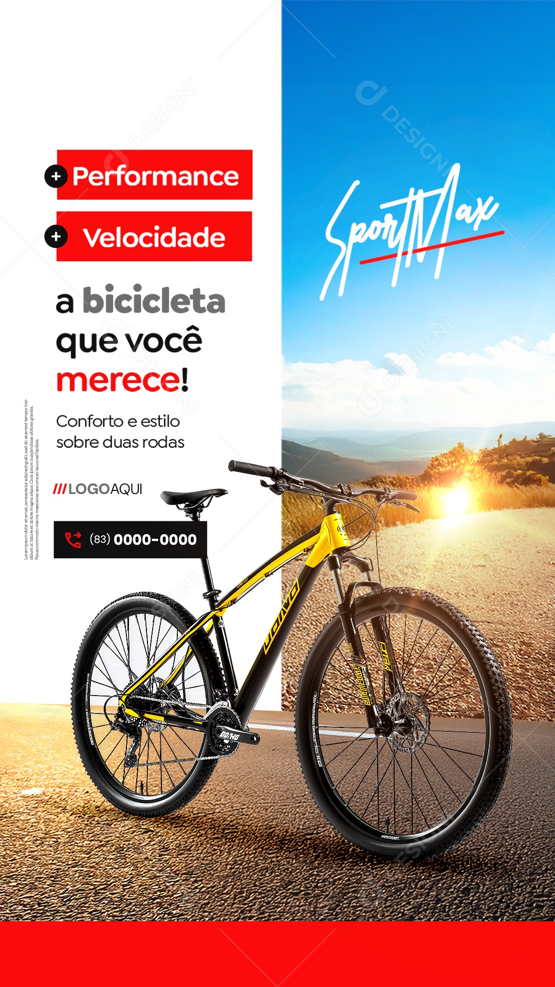 Story Bicicletaria a Bicicleta Que Você Merece Social Media PSD Editável