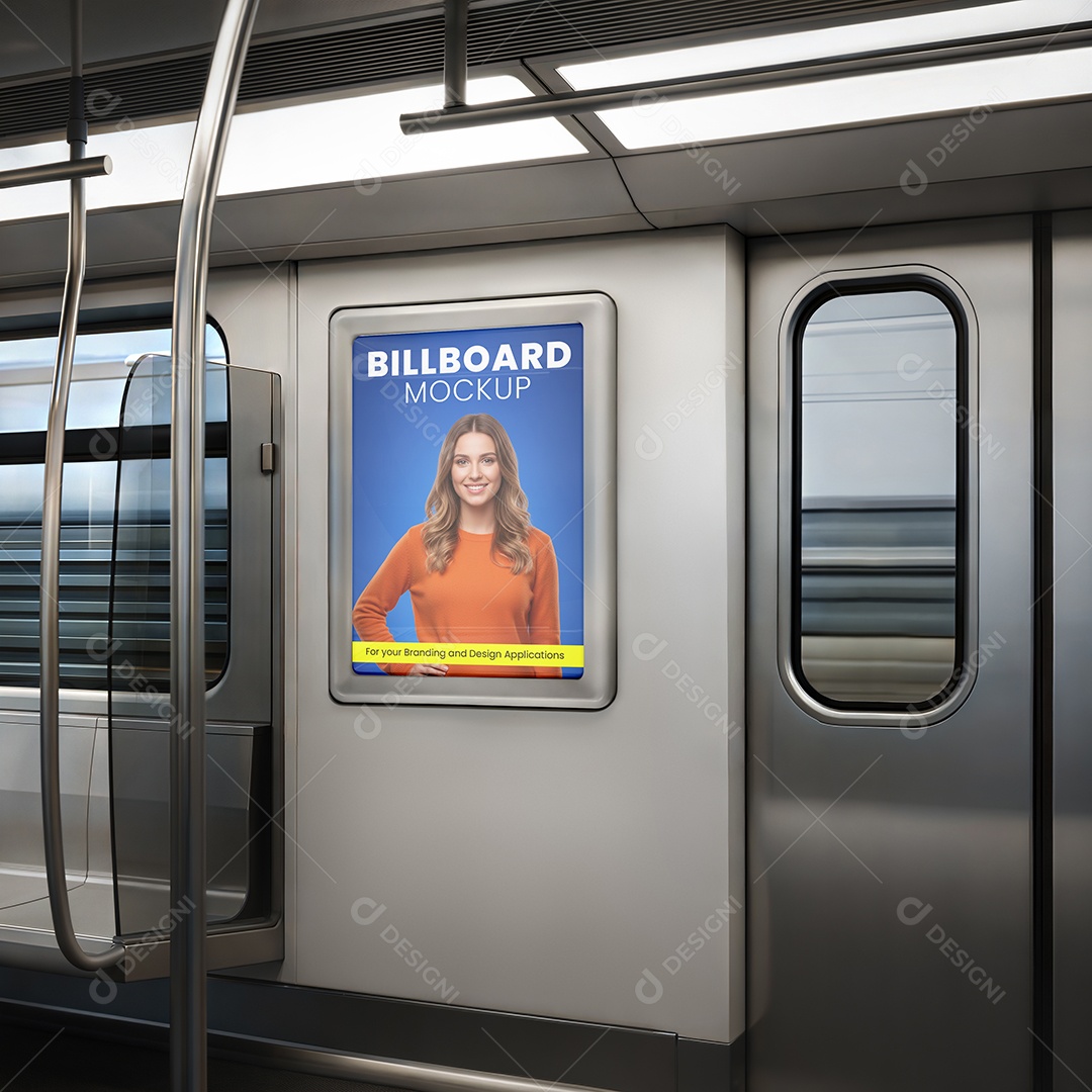 Banner de Enrolar Mockup PSD Editável