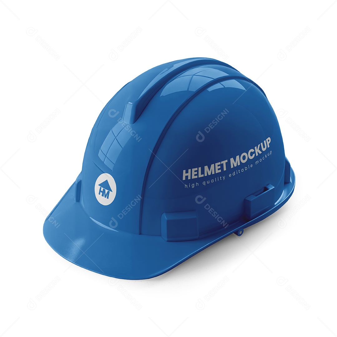 Capacete de Construção PSD Editável Mockup