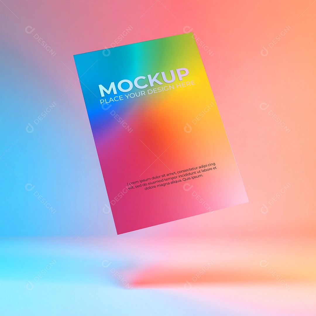 Mockup de Convite PSD Editável
