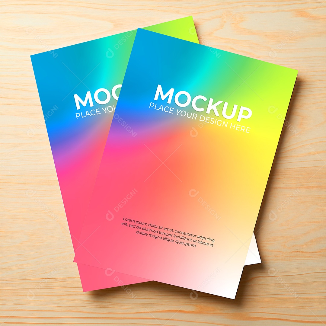 Mockup de Convite PSD Editável