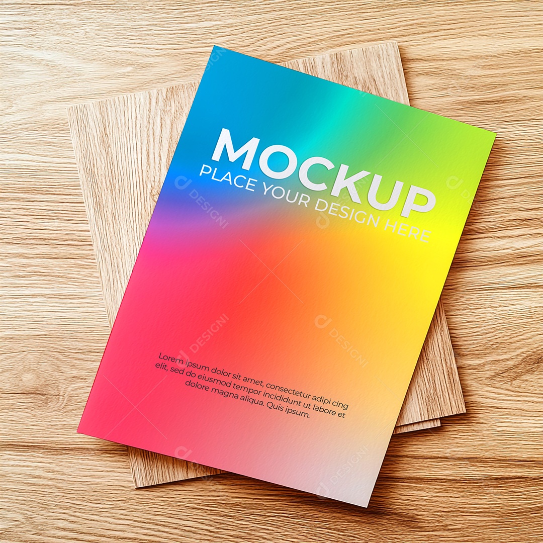 Mockup de Convite PSD Editável