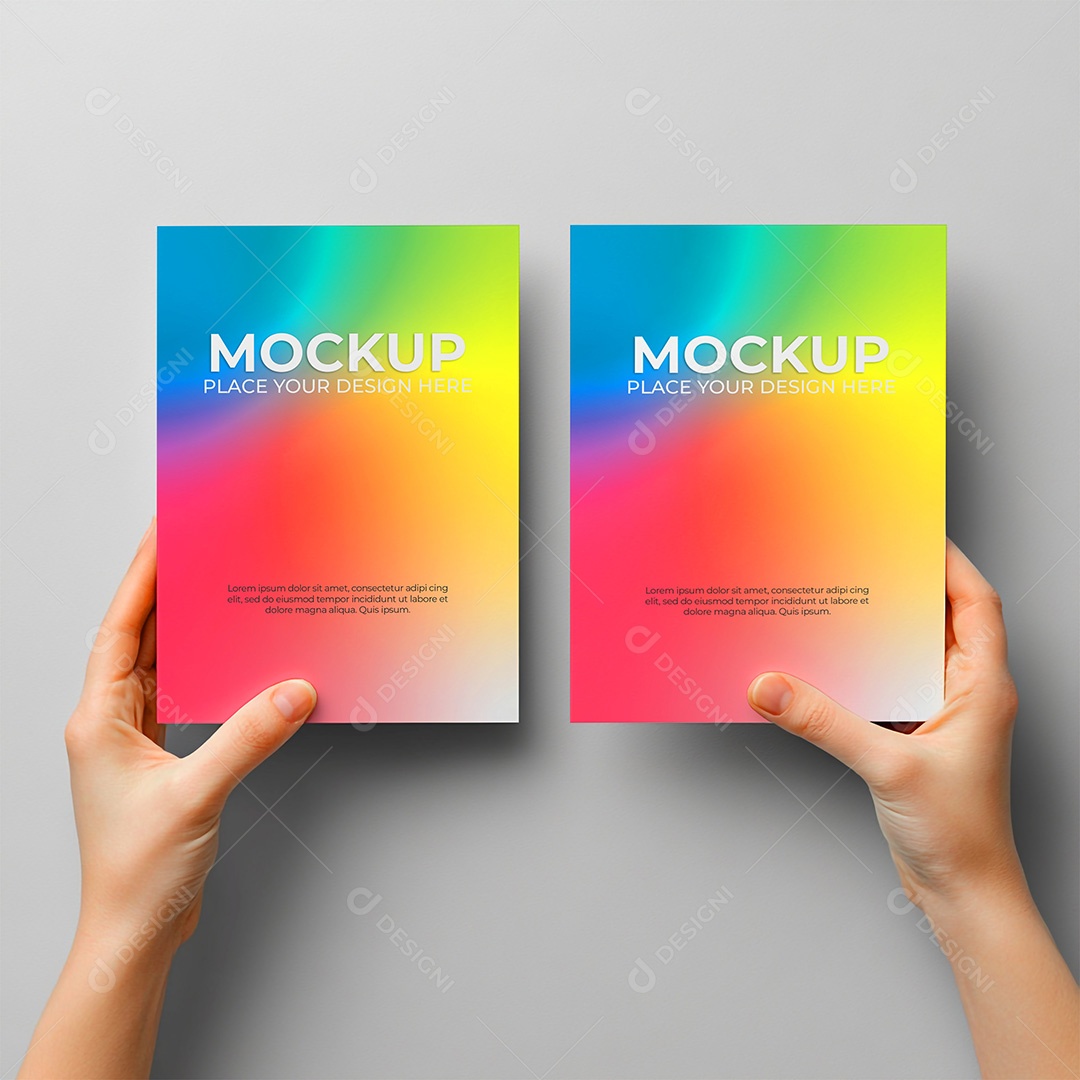 Mockup de Convite PSD Editável