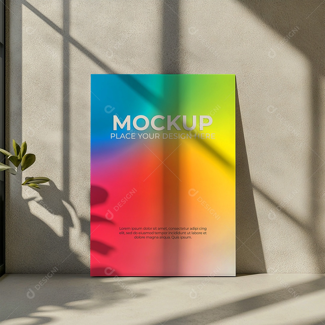 Mockup de Convite PSD Editável