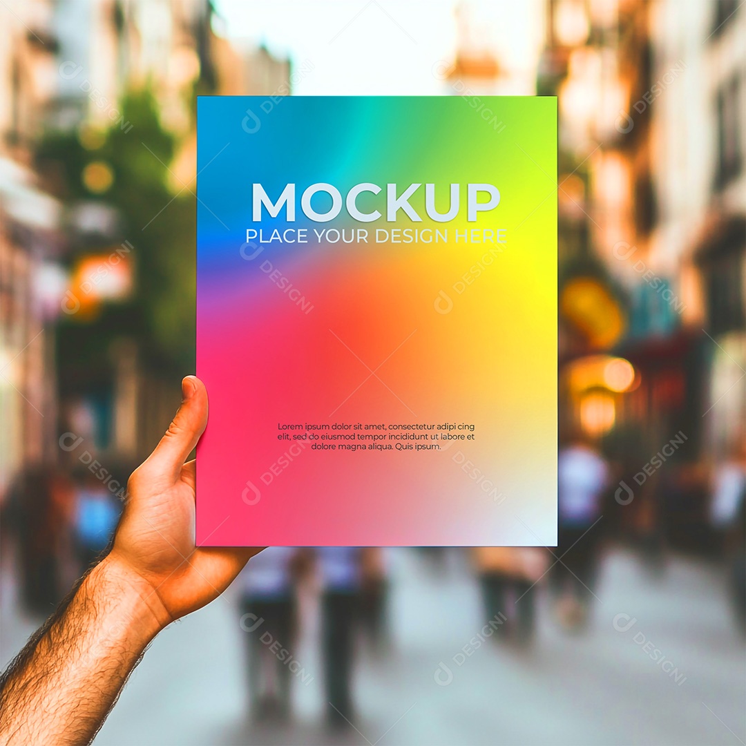 Mockup de Convite PSD Editável